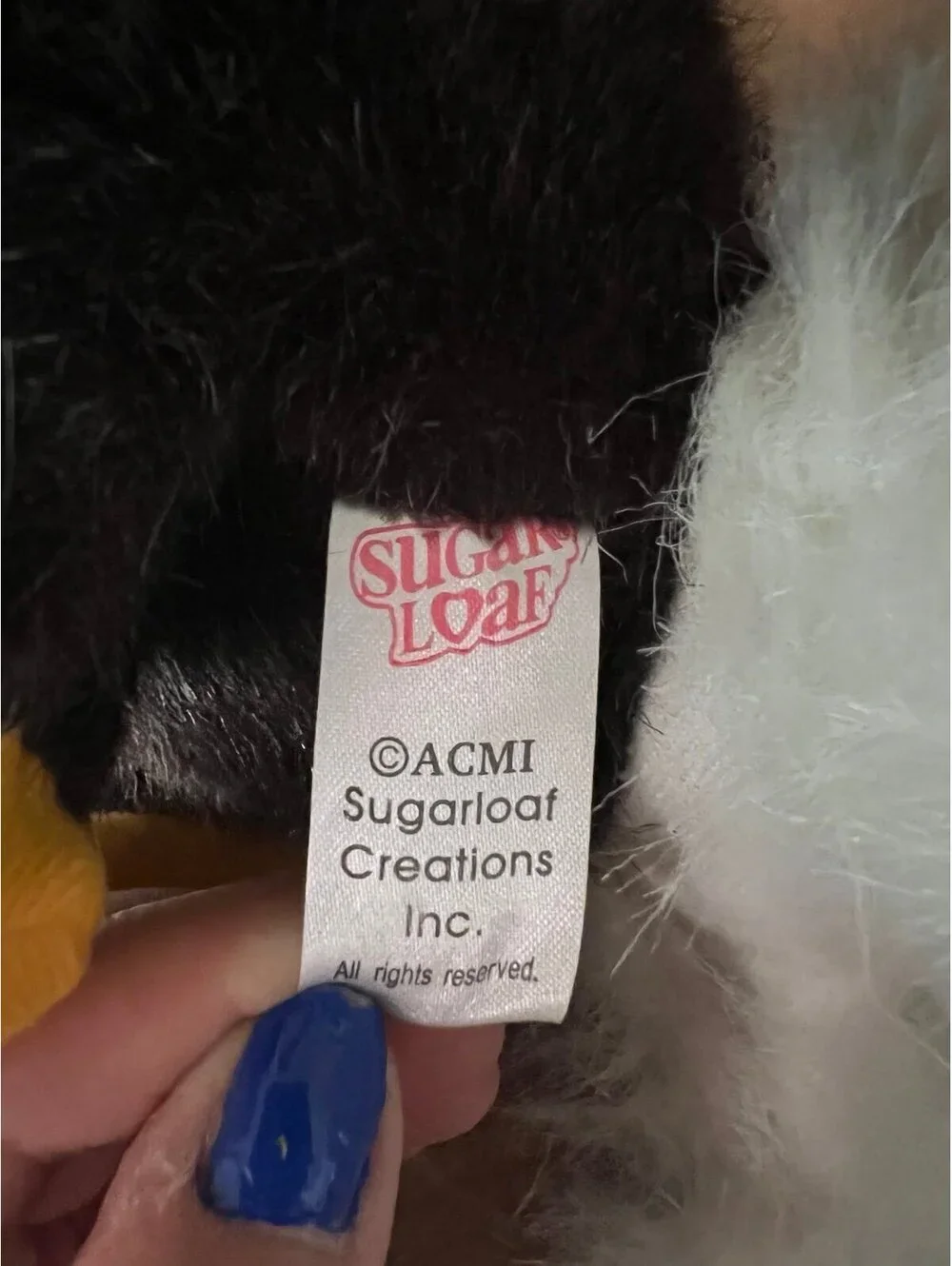 New Americana Sugar Loaf  BALD EAGLE Plush Black Claws 11” Tall